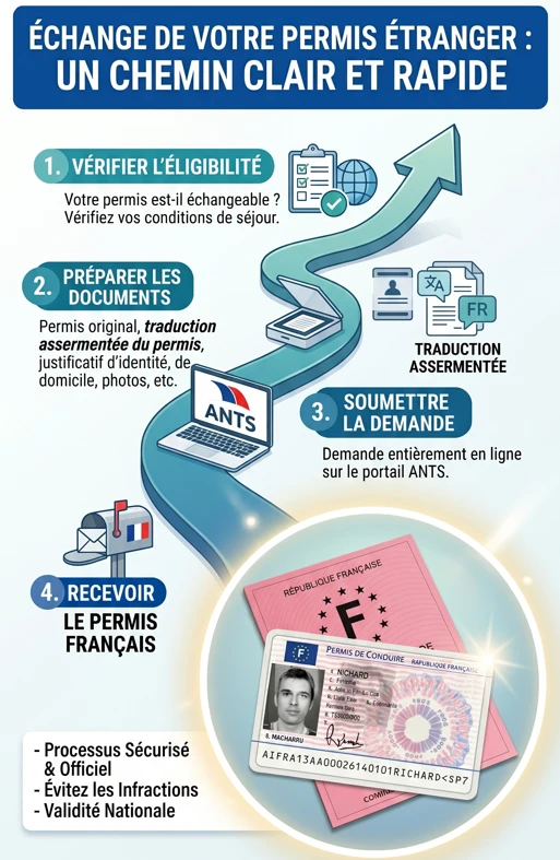 Echange du permis admintrad